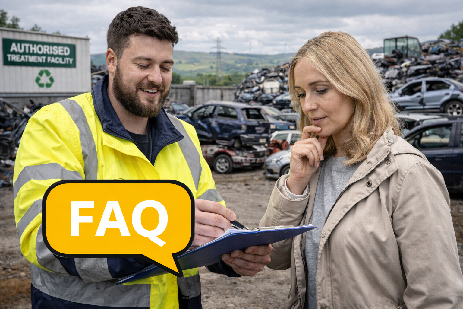 Scrap car FAQs and advice in Bacup